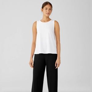 White Eileen Fisher Tank Top